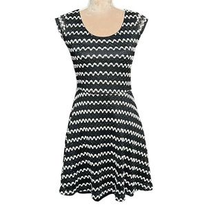 Candie’s Black & White Dress